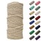 White Lion Macramé Cord – Cotton Rich Macrame Rope, 2 mm, 100 Feet, Yarn for Wall Decor, Crochet, Gift Wrapping, Wall Hanging, Plant Hangers, Handmade Crafts, Knitting